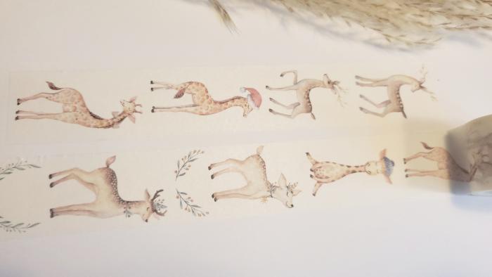 Design Washi Tape Rehe und Giraffen